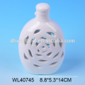 Wholesale ceramic white small wine bottles for sale with led light for decoration